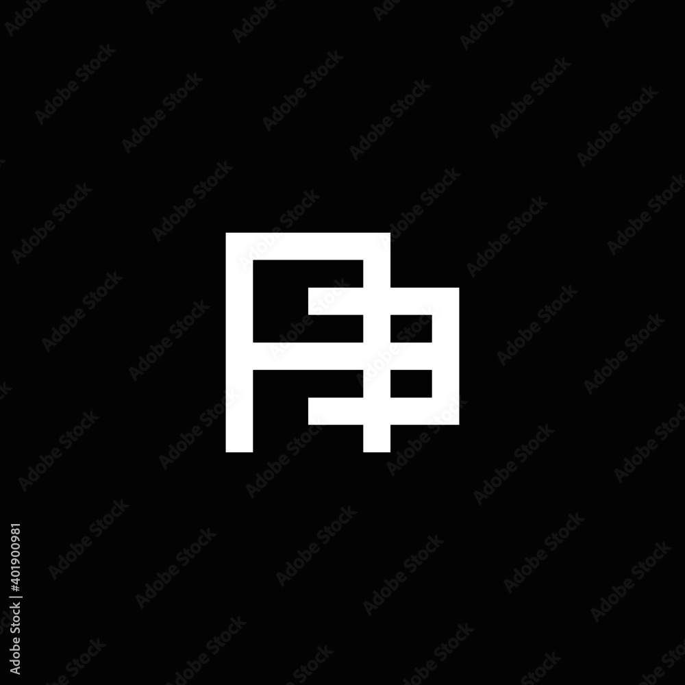 A B Letter Logo Design. Initial Logo Design. Creative logotype vektor A B Letter Logo Design. Initial Logo Design. Creative logotype vektor