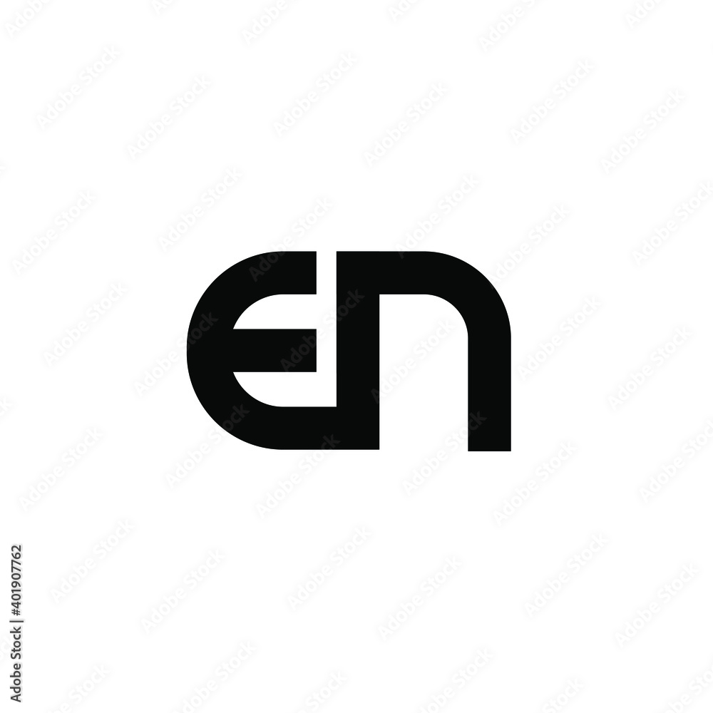 simple en logo design simple en logo design