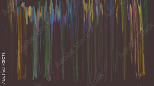 Obraz na płótnie Abstract background painted in oil. Modern contemporary Art. Illustration made with a digital brush on canvas. Poster with neon color paints. w salonie