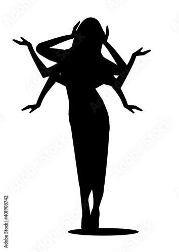Tanzen Frau Göttin