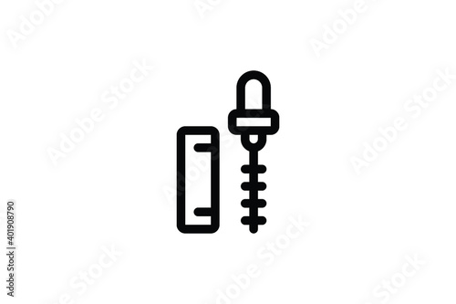 Mall Outline Icon - Brush