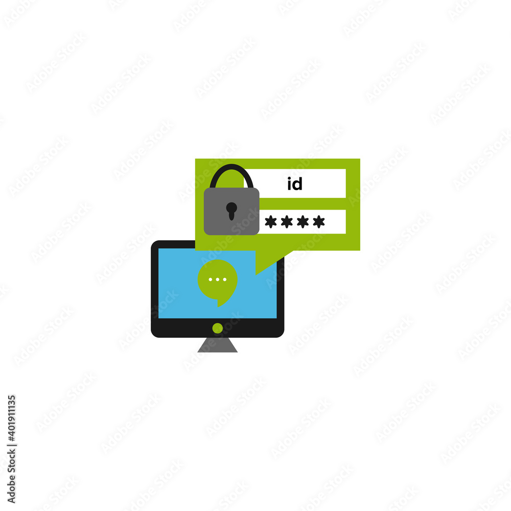 Illustration Vector Graphic of Personal Chatting Logo. Perfect to use for Technology Company Illustration Vector Graphic of Personal Chatting Logo. Perfect to use for Technology Company