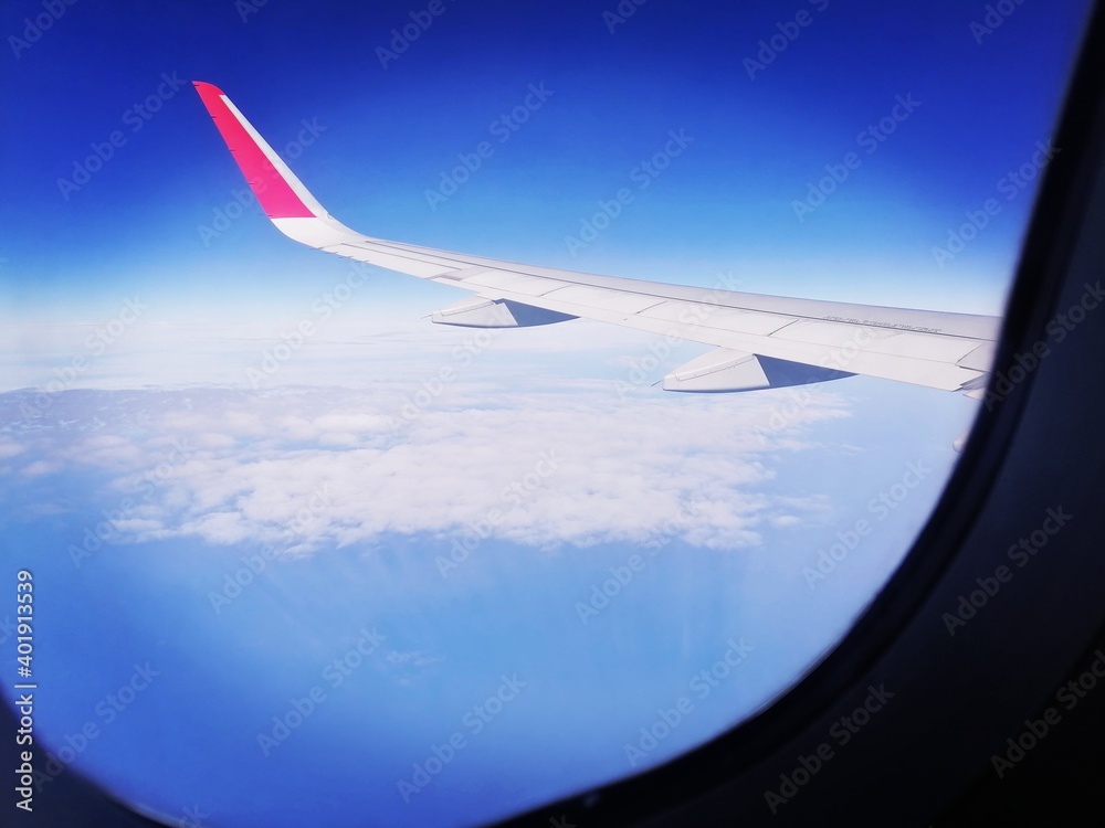 Fototapeta premium airplane in the sky
