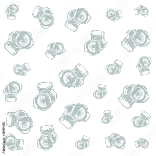 DSLR camera illustration design