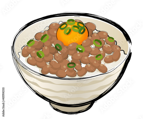 たまご納豆ごはん