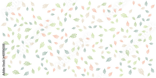 Tropical flowers border seamless pattern in sketch style on white background - hand drawn exotic blooms of monstera, protea, magnolia and plumeria with colorful line contour. Vector illustration