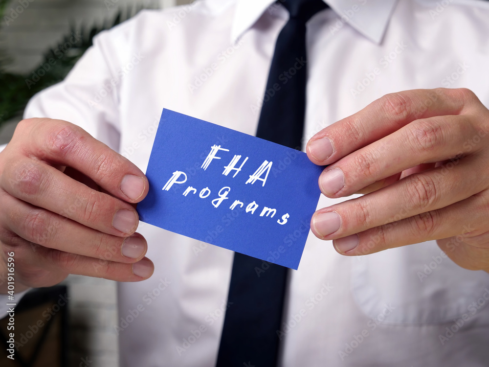 Conceptual photo about Federal Housing Administration FHA Programs with handwritten text. Conceptual photo about Federal Housing Administration FHA Programs with handwritten text.
