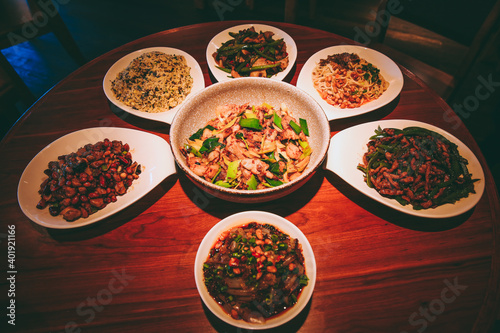 Spicy food, Chengdu Taste, Sichuan cuisine, Honolulu Oahu Hawaii. Sichuan cuisine or Sichuanese cuisine, alternatively romanized as Szechwan cuisine or Szechuan cuisine photo