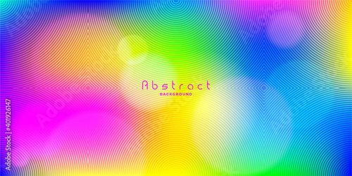 Abstract colorful background with circle line pattern, special effects, Vector illustration.