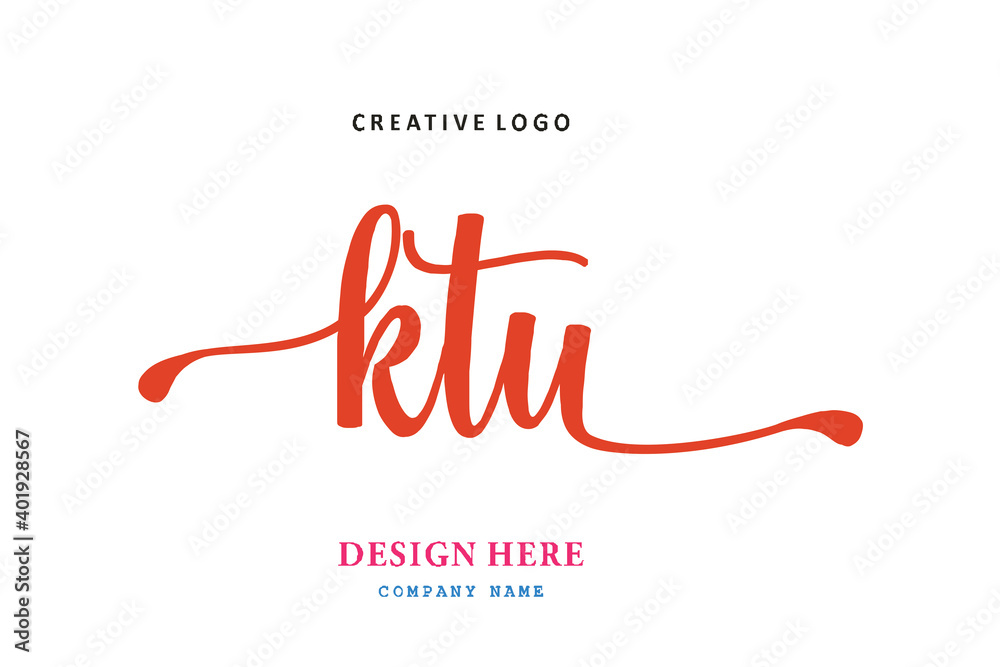 KTU lettering logo is simple, easy to understand and authoritative KTU lettering logo is simple, easy to understand and authoritative