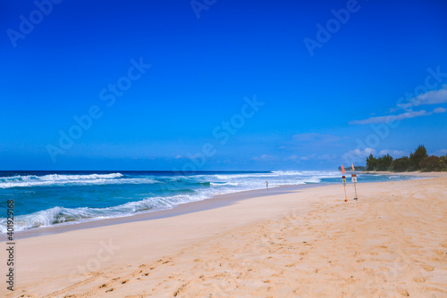 Sunset beach  Oahu  Hawaii