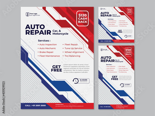 Auto Repair Flyer Template