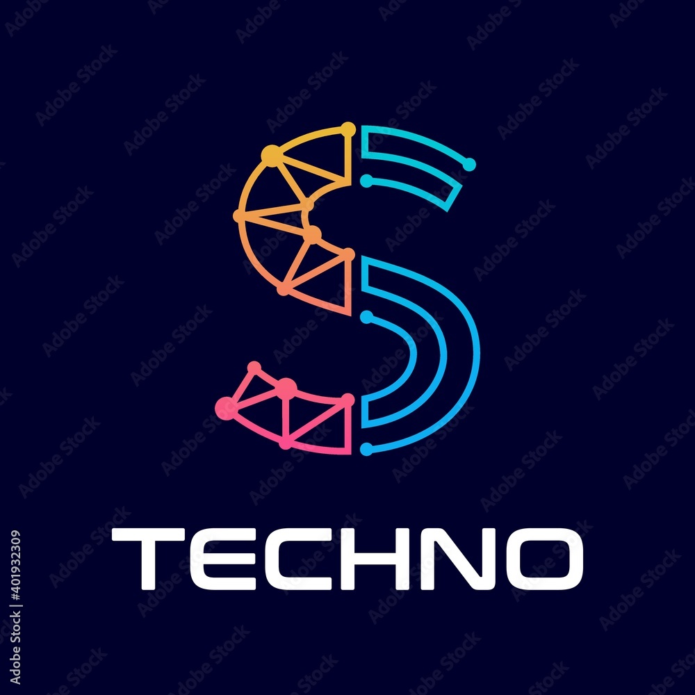 S letter vector logo template. This design use alphabet symbol. Suitable for technology. S letter vector logo template. This design use alphabet symbol. Suitable for technology.