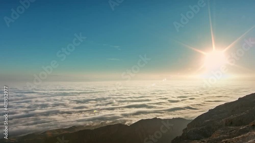 Al Ain Jebel Hafeet sea of fog Abu Dhabi