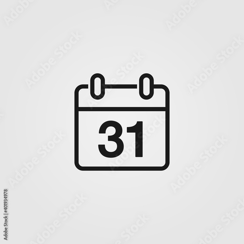 Calendar, appointment reminder icon. Meeting schedule sign.