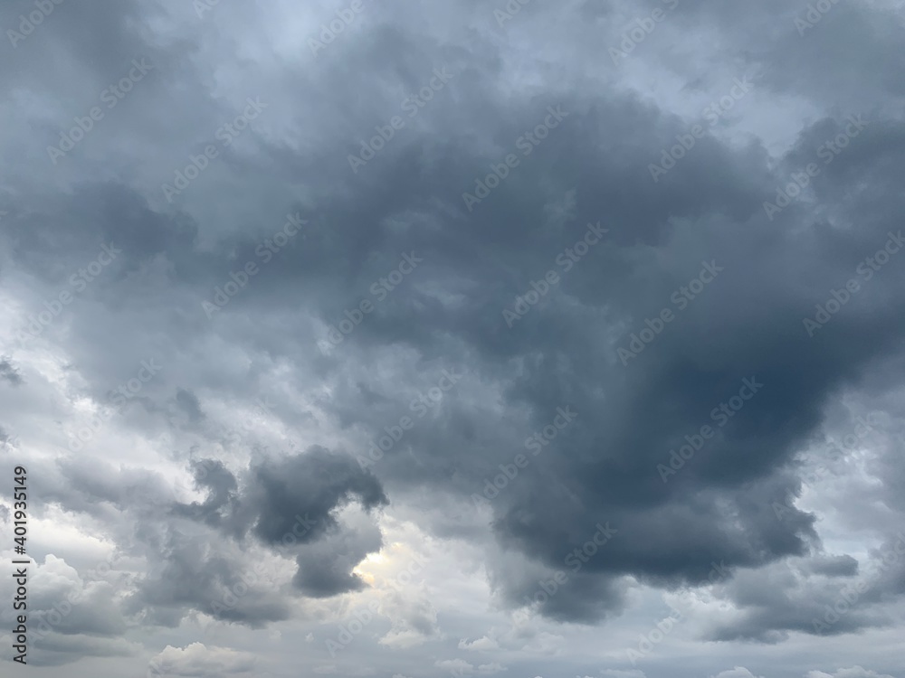Dark clouds at the sky, stormy sky background Dark clouds at the sky, stormy sky background