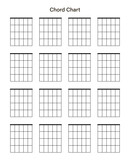 Set of chord chart. Chord diagram. Vector illustration. Tab empty. Tabulation.