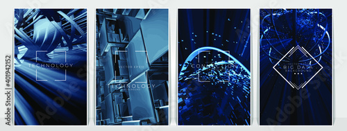 Innovation technology background Hi-tech communication concept, vector illustration