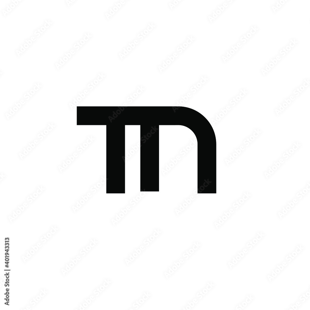 tn tm minimal logo icon design vector tn tm minimal logo icon design vector