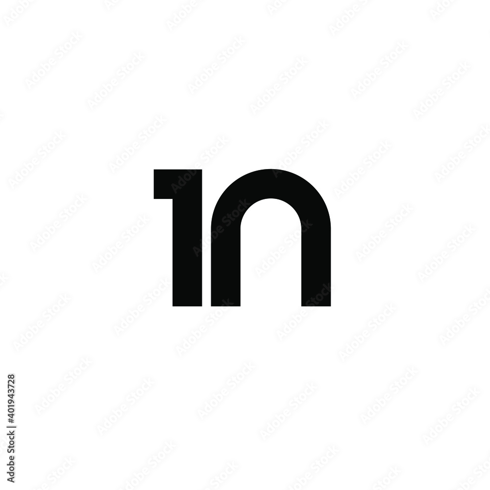 1n n1 initial letter logo vector icon design isolated background 1n n1 initial letter logo vector icon design isolated background
