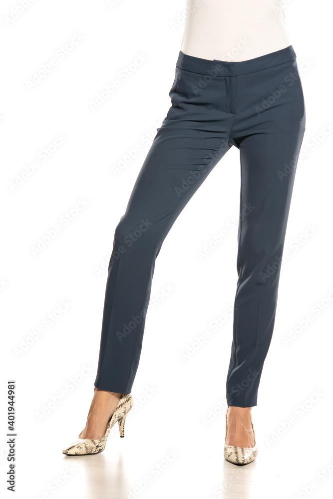 Front view of female formal trousers Front view of female formal trousers
