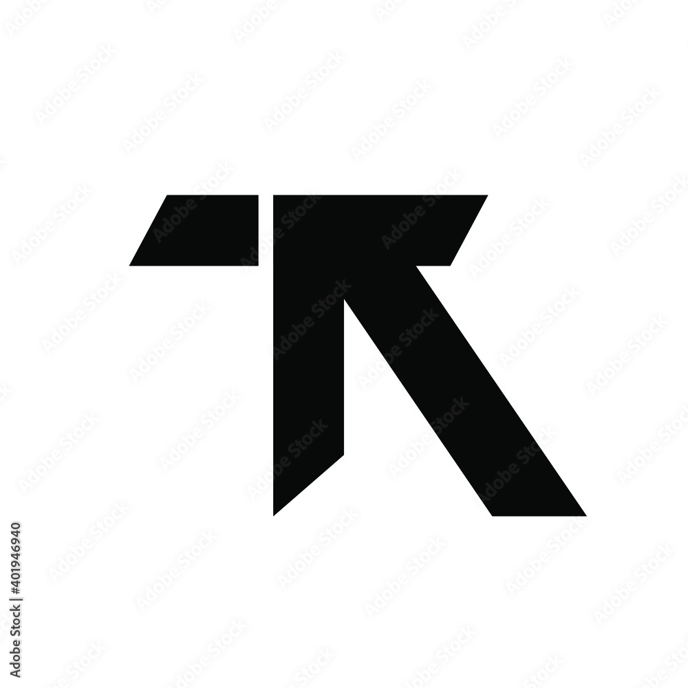 tk kt minimal logo icon design vector with arrow icon tk kt minimal logo icon design vector with arrow icon
