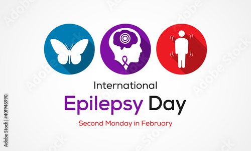 Vector illustration on the theme of International Epilepsy Day. It raises awareness about epilepsy and the urgent need for improved treatment, better care, and greater investment in research.
