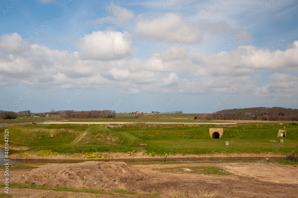 Obraz premium Fort de Schans auf Texel