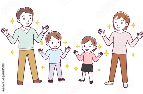 A fun and lively family of four