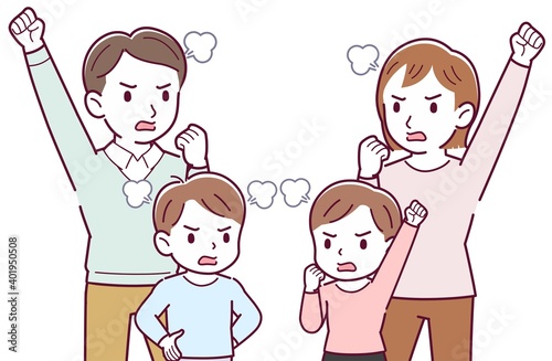 A fun and lively family of four