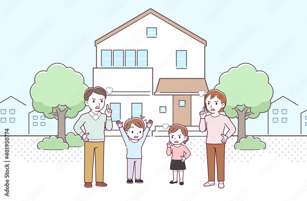My home and a lively family of four My home and a lively family of four