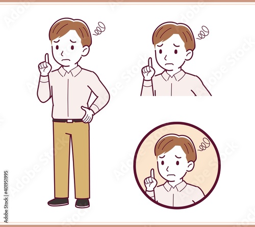 A refreshing man in a shirt