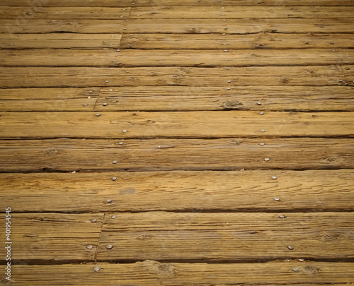 Old wood texture. Old wooden path background.