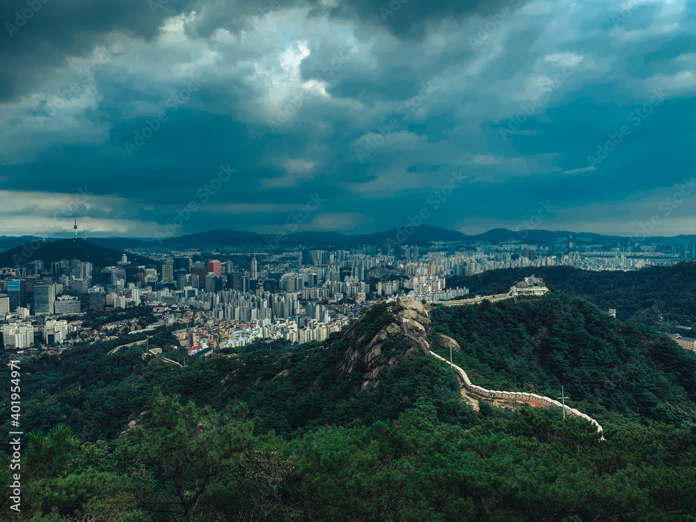 Obraz premium view from eiffel tower