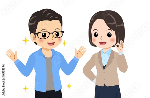 Conversation between a bank clerk and a young man