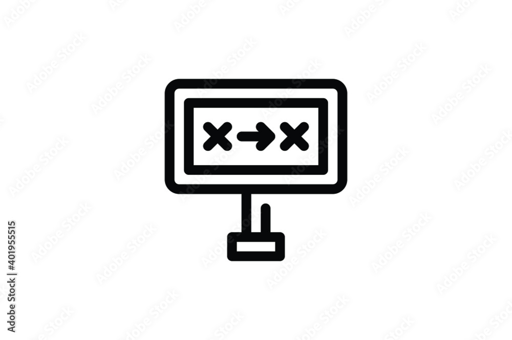 Basketball Outline Icon - Monitor Basketball Outline Icon - Monitor