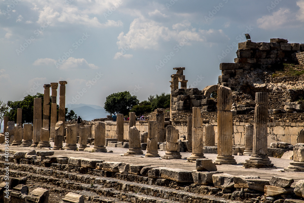 Ephesus was an ancient Greek city located on the western coast of Anatolia, within the borders of the Selcuk district of today's İzmir province.