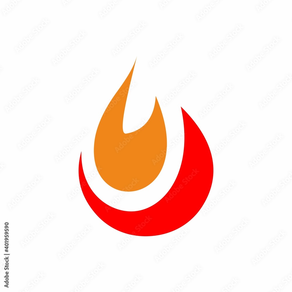 Fire, flame logo design template vector Fire, flame logo design template vector