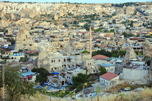 Top view of Goreme historical town in Turkey © Arseniy Krasnevsky