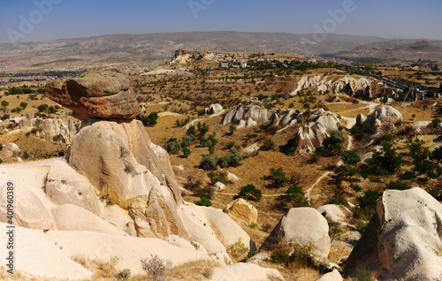 Wonderful rock formation in valley of Cappadocia