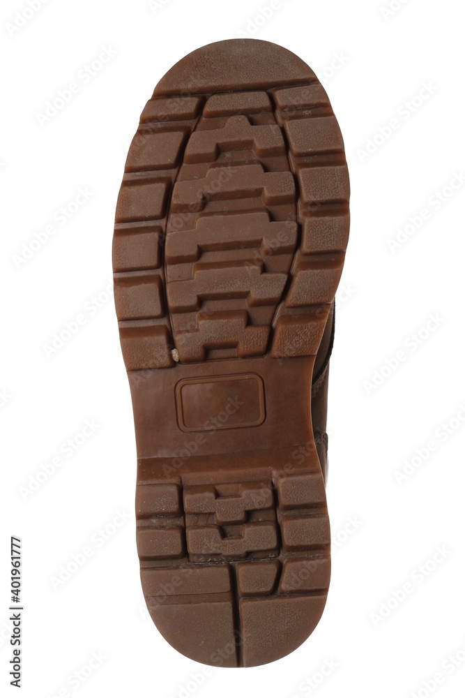 Old shoe sole isolated on white background with clipping path Old shoe sole isolated on white background with clipping path