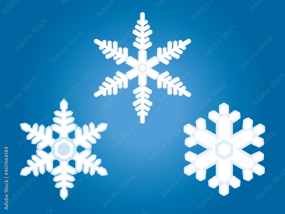 雪の結晶のイラスト 雪の結晶のイラスト