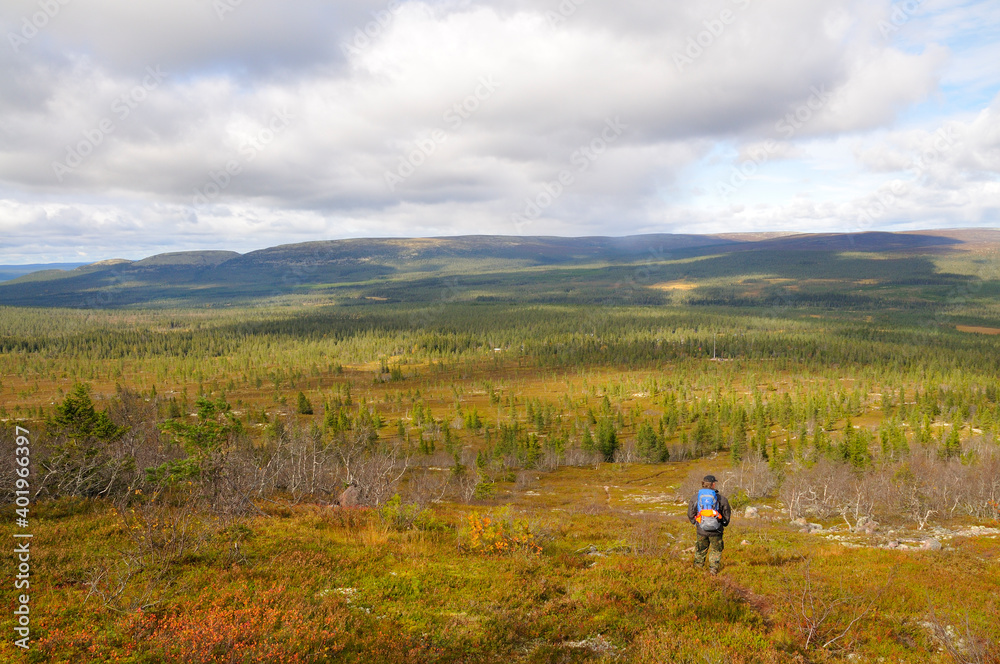 Näsfjället Nationalpark in Schweden im Herbst Näsfjället Nationalpark in Schweden im Herbst
