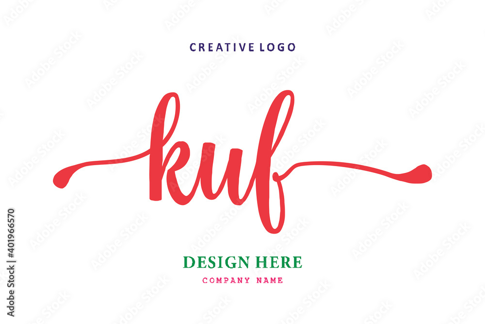 KUF lettering logo is simple, easy to understand and authoritative KUF lettering logo is simple, easy to understand and authoritative