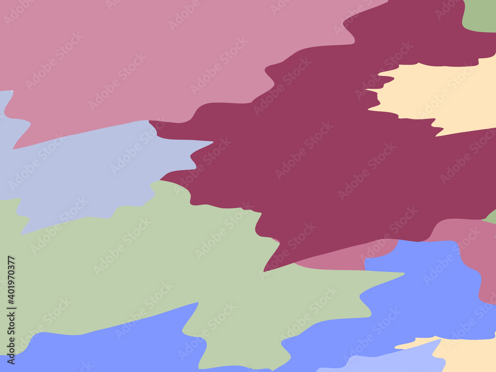 Fototapeta premium Beautiful of Colorful Art Red, Green, Yellow, Blue, Abstract Modern Shape. Image for Background or Wallpaper