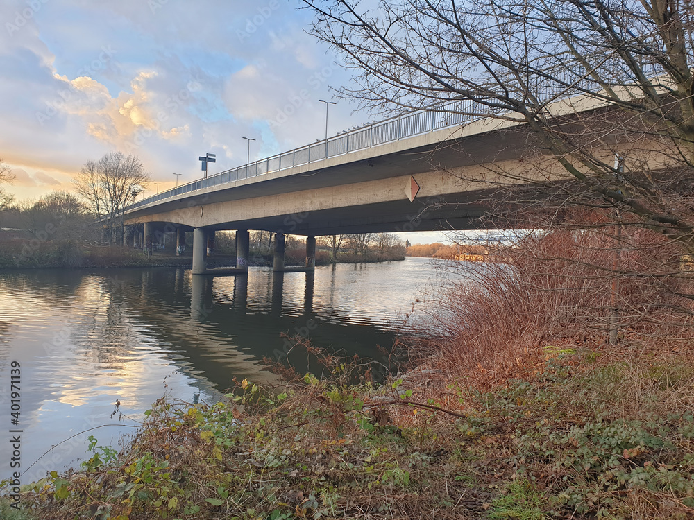 Konrad-Adenauer-Brücke in Mülheim an der Ruhr
