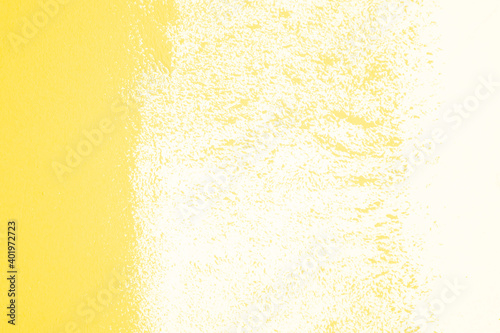 Abstract yellow painted background. Trend color 2021. Background with empty copy space.