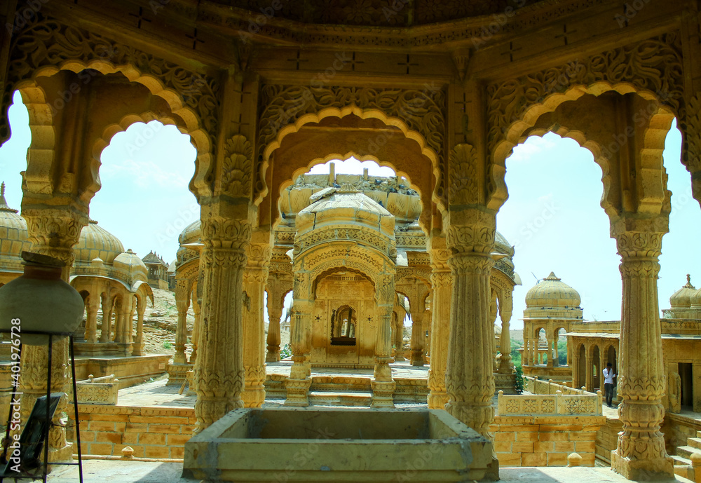 Bada Bagh at the Jaisalmer, Rajasthan, India Bada Bagh at the Jaisalmer, Rajasthan, India