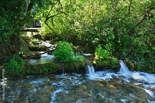Croatia-view of the river Krka in the Krka National Park
