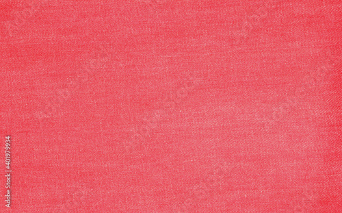 Textile - Fabric set: red jeans, close-up of details of a pair of jeans, fabric background.